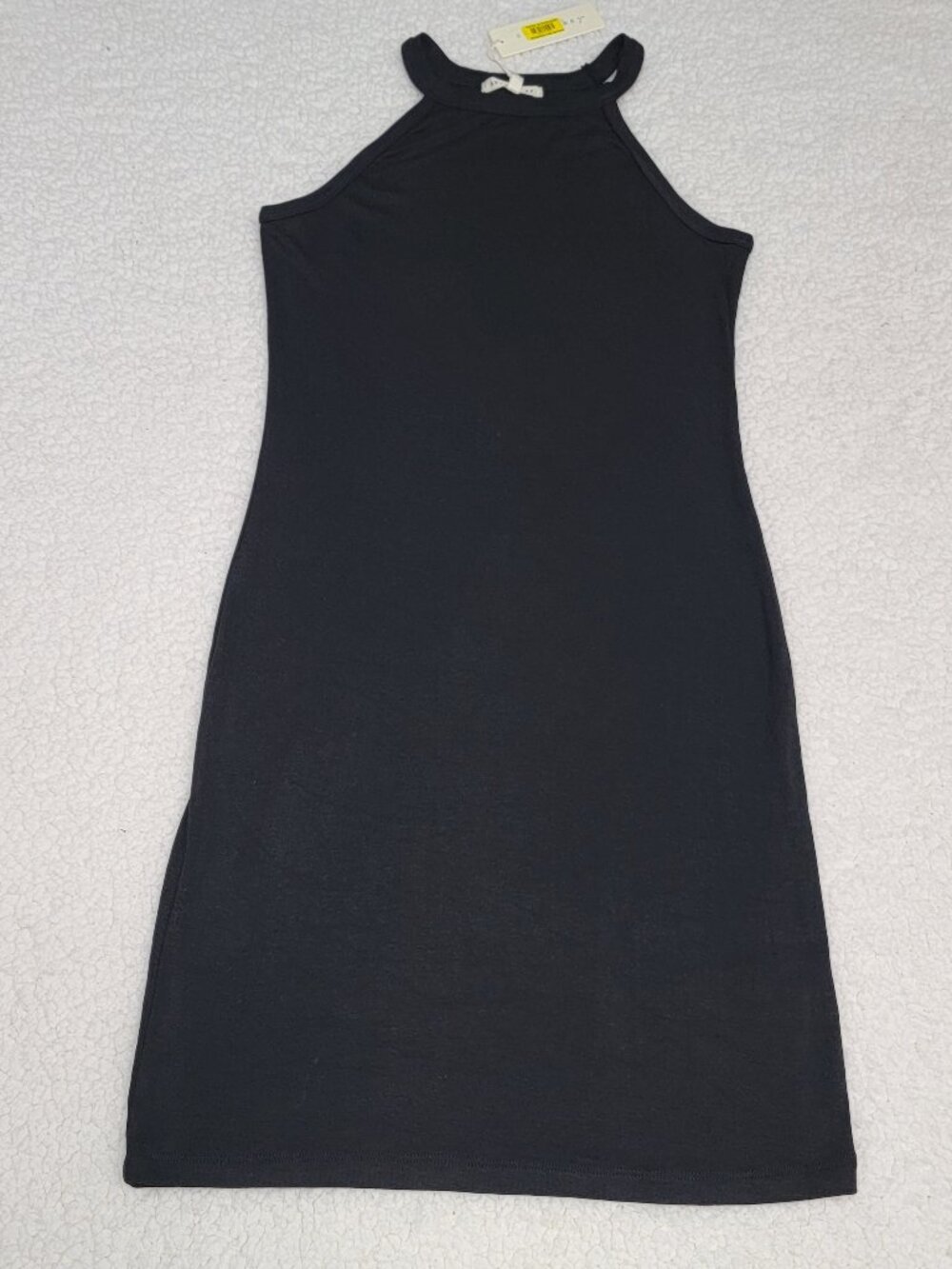 Copper Key Black Halter Neck Mock Neck Mini Dress Women's Size Medium NWT